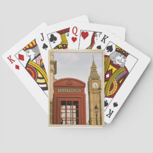 Telefoonbus en toren van Big Ben Speelkaarten