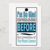 Telefooncamera Feestdagenkaart (Voorkant / Achterkant)