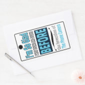 Telefooncamera Rechthoekige Sticker (Envelop)