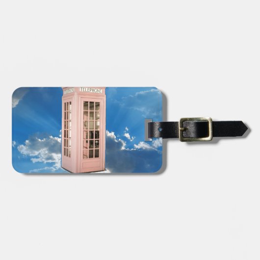 telefooncel bagagelabel (Voorkant horizontaal)