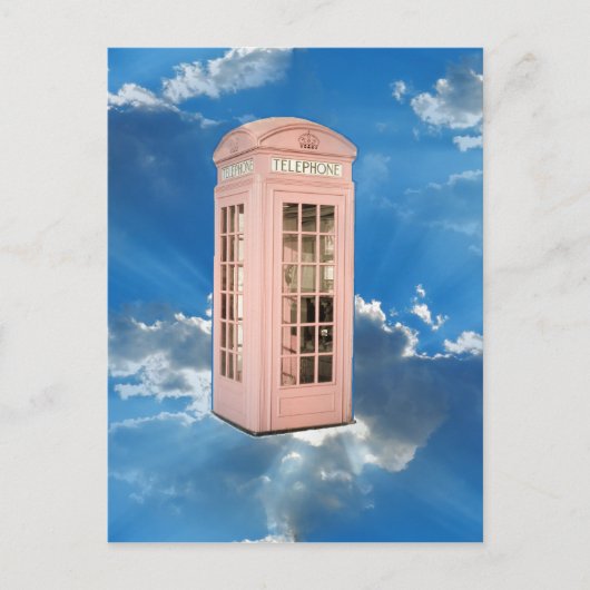 telefooncel briefkaart (Voorkant)