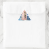 telefooncel driehoek sticker (Tas)