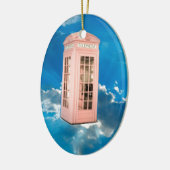 telefooncel keramisch ornament (Links)
