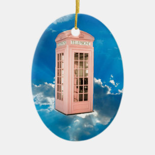 telefooncel keramisch ornament