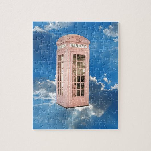 telefooncel legpuzzel (Verticaal)