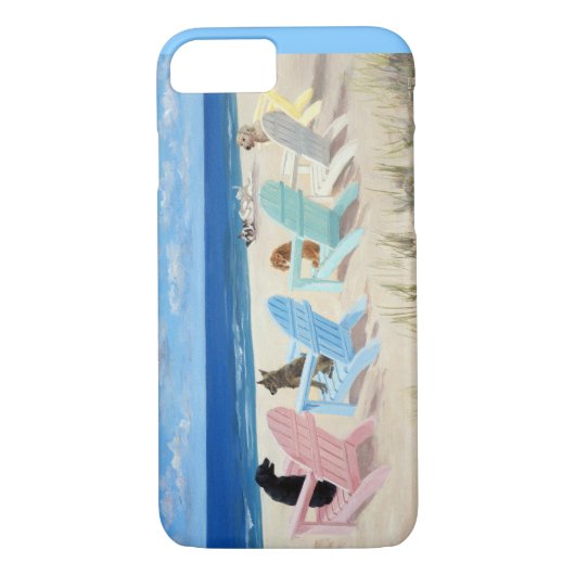 telefooncel met hondenthema Case-Mate iPhone case (Achterkant)