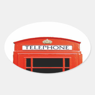  telefooncel ovale sticker