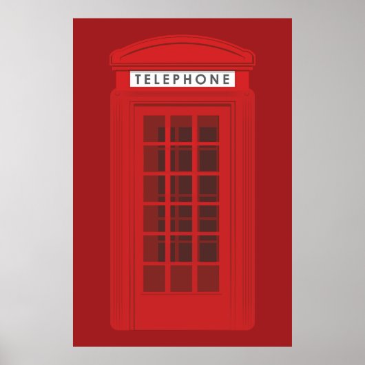 Telefooncel Poster (Voorkant)