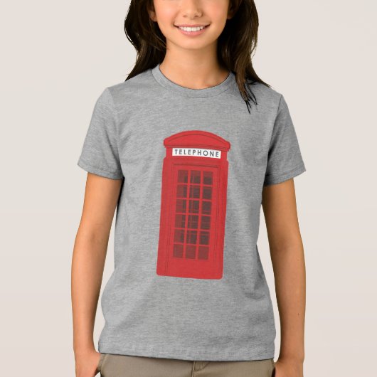 Telefooncel Tri-Blend Shirt (Voorkant)
