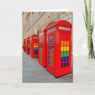 Telefooncellen in Londen Kaart