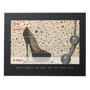 Telefooncontactbericht Memo-advertenties Notitieblok