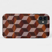 Telefoondraagtas - Faux Inlay Wood Case-Mate iPhone Case (Achterkant (horizontaal))