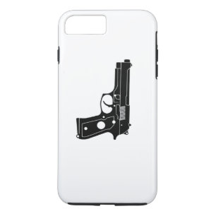 Telefoondraagtas pistool 	iPhone 8 plus / 7 plus hoesje