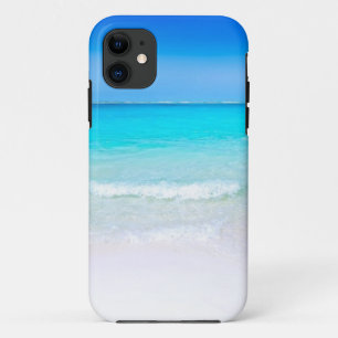 Telefoondraagtas Turquoise Water Ocean Waves iPhone 11 Hoesje
