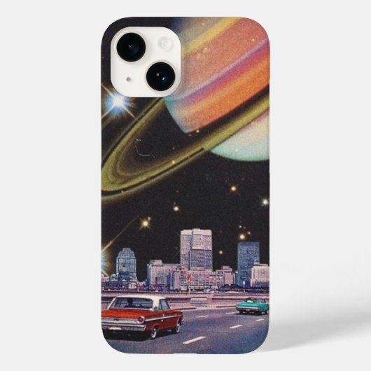 Telefoondraagtas van 50-inch Retro Case-Mate iPhone Case (Achterkant)