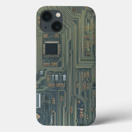 Telefoondraagtas voor circuitbord iPhone 13 hoesje