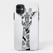 Telefoondraagtas voor Giraffe van patchwork