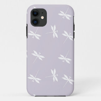 Telefoondraagtas voor Lavender Dragonfly iPhone 11 Hoesje