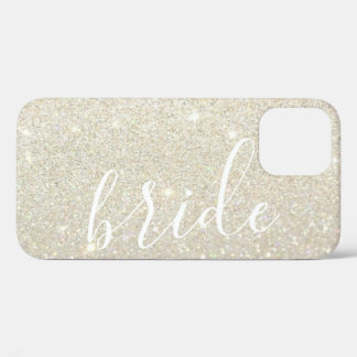 Telefoondraagtas - White Gold Fab bride iPhone 12 Hoesje