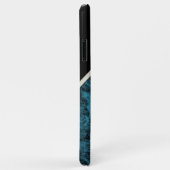 Telefoondraagtas "Wood Turquoise" Case-Mate iPhone Case (Achterkant/rechts)