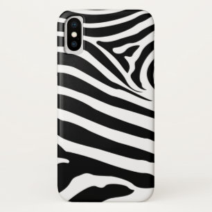 Telefoondraagtas - Zebra Print iPhone X Hoesje