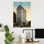 Telefoongebouw, Buffalo NY 1915  Poster (Thuiskantoor)