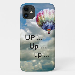 Telefoongeval - omhoog Rainbow-ballon iPhone 11 Hoesje