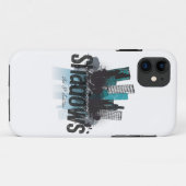 Telefoongeval: skyline Case-Mate iPhone case (Achterkant (horizontaal))