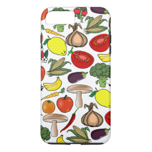 Telefoongevallen fornuizen en Veggies iPhone 8 Plus / 7 Plus Hoesje