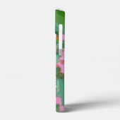 Telefoongevallen Psychedelic lila groen monogram Case-Mate iPhone Case (Achterkant / Links)