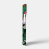 Telefoongevallen Psychedelic lila groen monogram Case-Mate iPhone Case (Achterkant / Rechts)