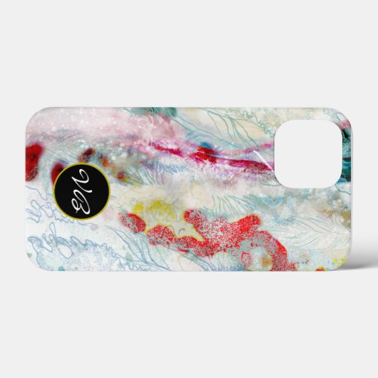 Telefoongevallen Psychedelic vorsty monogram Case-Mate iPhone Case (Achterkant (horizontaal))