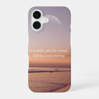 Telefoonhoes met strandontwerp iPhone 16 hoesje
