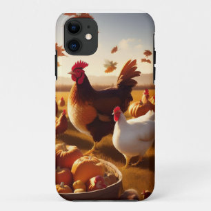 Telefoonhoes, Rooster telefoonhoes, iPhone 11 Hoesje