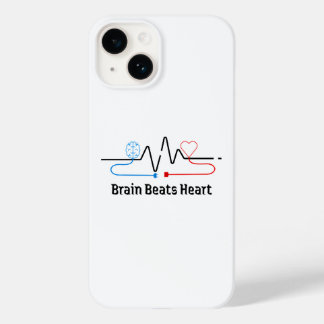 Telefoonhoesje 'Brein Boven Hart' Case-Mate iPhone 14 Hoesje