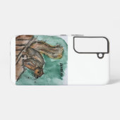 Telefoonhoesje met een afbeelding van een eekhoorn samsung galaxy hoesje (Achterkant horizontaal)