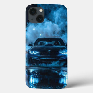 Telefoonhoesje met sportwagen Midnight Blue iPhone 13 Hoesje