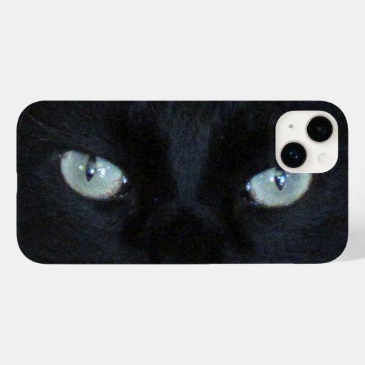 Telefoonhoesje - Ogen van zwarte kat Case-Mate iPhone Case (Achterkant (horizontaal))