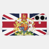 Telefoonhoesje onder Britse vlag Case-Mate iPhone Case (Achterkant (horizontaal))