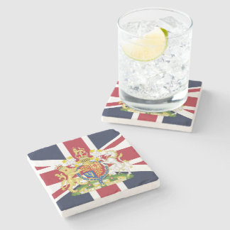 Telefoonhoesje onder Britse vlag Stenen Onderzetter