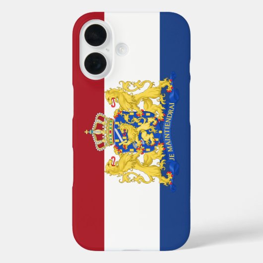 Telefoonhoesje onder Nederlandse vlag Case-Mate iPhone Case (Achterkant)