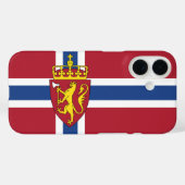 Telefoonhoesje onder Noorse vlag Case-Mate iPhone Case (Achterkant (horizontaal))