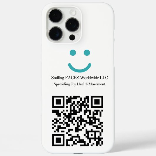 Telefoonhoesje QR Case-Mate iPhone Case (Achterkant)