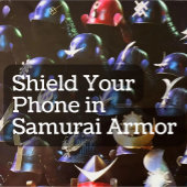 telefoonhoesje Samurai Art shogun Armor Artwork iPhone Hoesje
