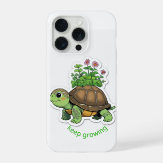 Telefoonhoesje Schattige babyschildpad die een kle iPhone 15 Pro Hoesje