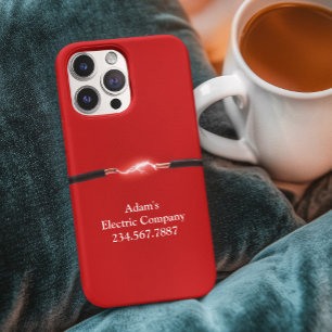 Telefoonhoesje sjabloon voor elektriciensbedrijf iPhone 16 hoesje