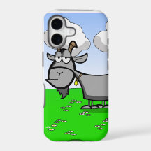 Telefoonkoffer voor oude geit cartoon