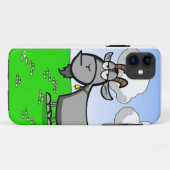 Telefoonkoffer voor oude geit cartoon Case-Mate iPhone case (Achterkant (horizontaal))