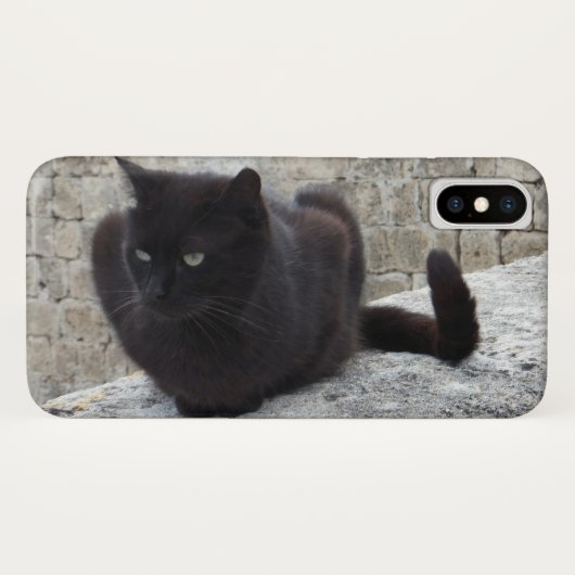 Telefoonkoffers met zwarte kat Case-Mate iPhone case (Achterkant (horizontaal))