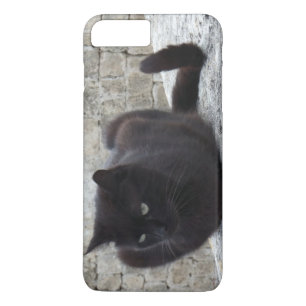 Telefoonkoffers met zwarte kat iPhone 8 plus / 7 plus hoesje
